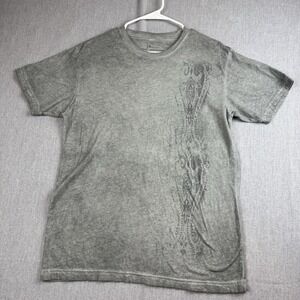 Marc Anthony Men's T-Shirt Size L Gray Pattern Print short sleeve